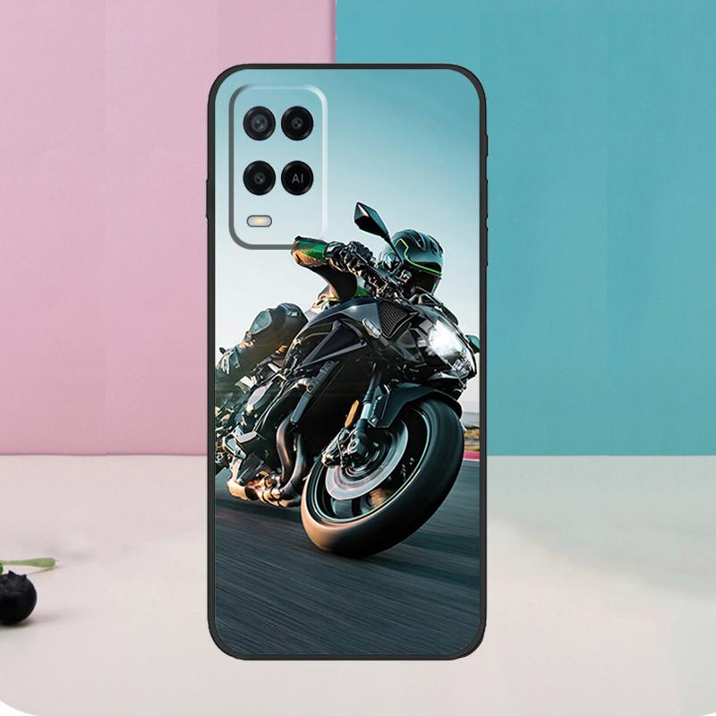 Motorcycles Case For Oppo A40 A60 A80 A76 A96 A16 A17 A57 A18 A38 A58 A78 A98 A15 A54 A74 A94 A6 A5 Pro