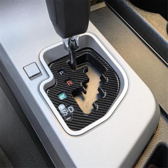 Carbon Fiber Interior Gear Shift Panel Cover Trim For Toyota Tundra/Sequoia