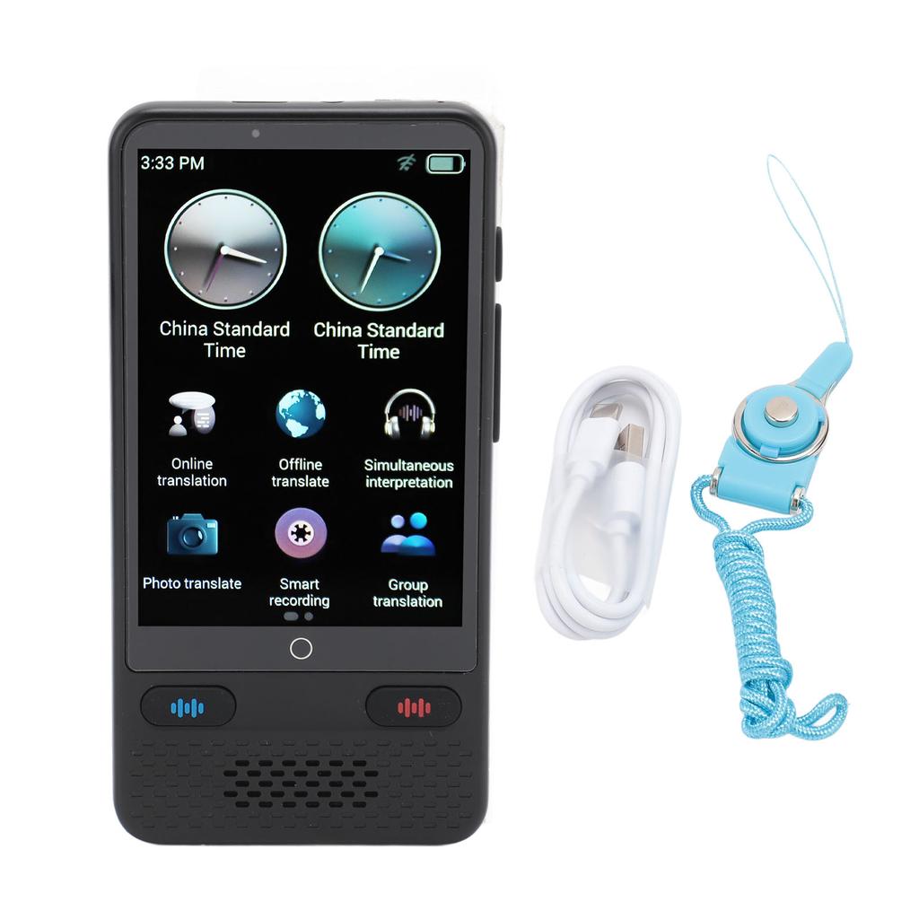 Переводчик языка Портативный интеллектуальный сенсорный переводчик Поддержка записи фото онлайн