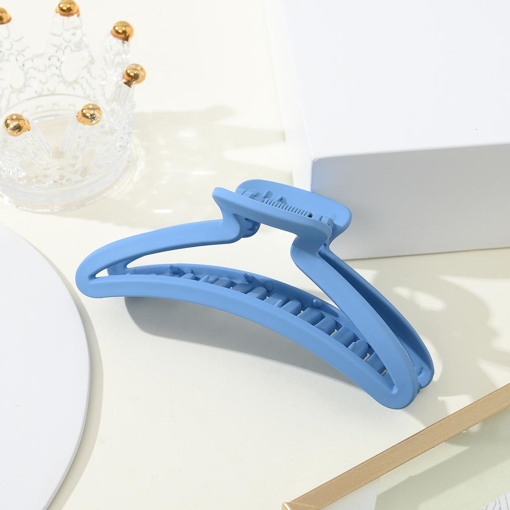 1 шт. синяя женская заколка для волос, аксессуар для волос, модная и простая заколка-краб, заколка для укладки волос на затылке