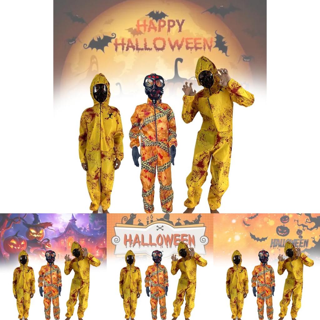 Взрослый и детский костюм для косплея Стильный наряд зомби-кризис Biohazard для вечеринок