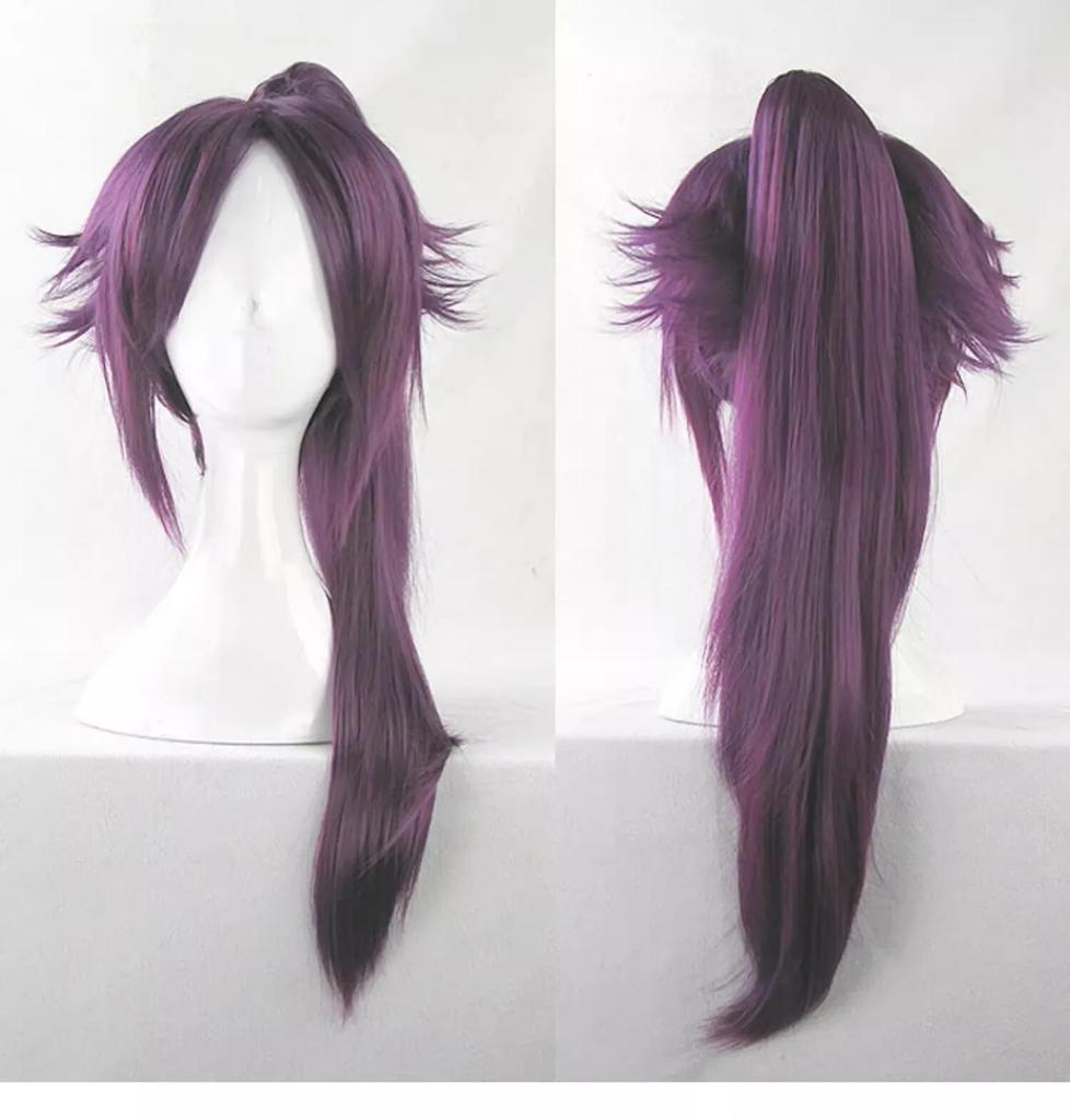Аниме BLEACH Косплей Shihouin Yoruichi Косплей Костюм Парик Одежда Shihouin 2 Стильная одежда Хэллоуин Карнавальный костюм для вечеринки