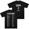 2026 Футболка с принтом тура The Black Parade Рок-группа My Chemical Romance Хлопок Удобная одежда Унисекс Модный принт Повседневная футболка