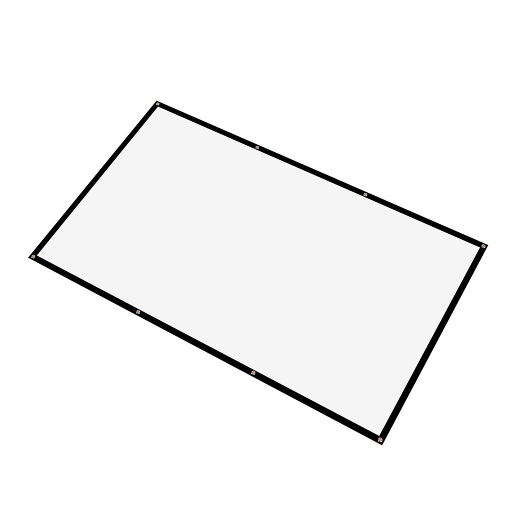 100 Inch Projector Screen Foldable Portable Soft Clear HD Projector Screen for Outdoor Indoor