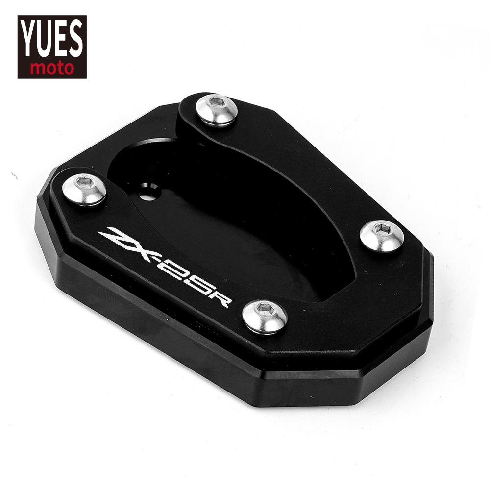 Аксессуары для мотоциклов, алюминиевая боковая подставка с ЧПУ, увеличенная подставка, детали для Kawasaki ZX 25R ninja