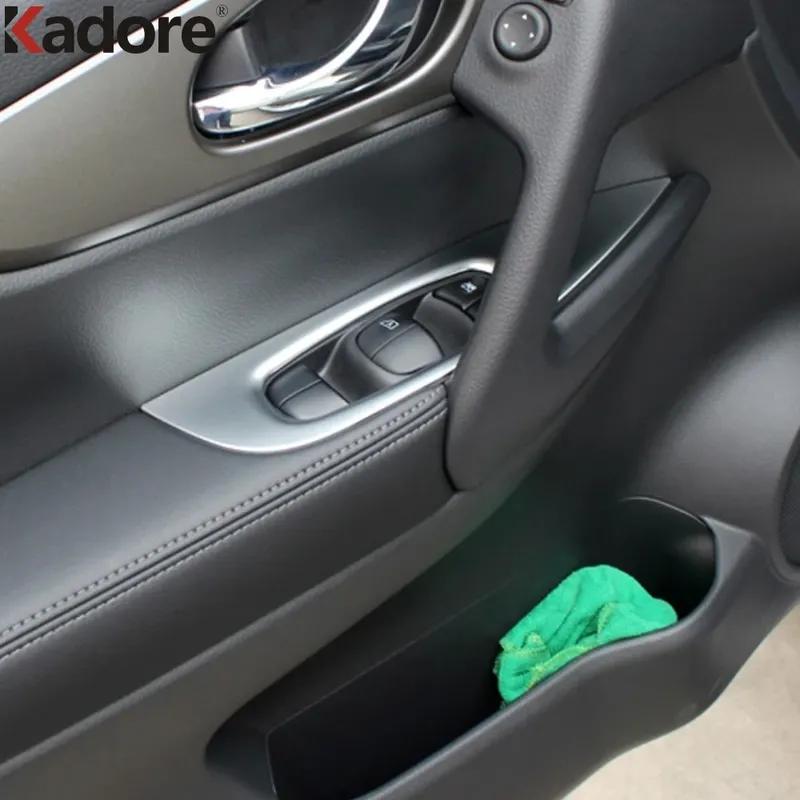 For Nissan X-Trail Rogue T32 2014-2018 Matte Car Door Armrest Window Switch Button Panel Cover Trim Interior Accessories