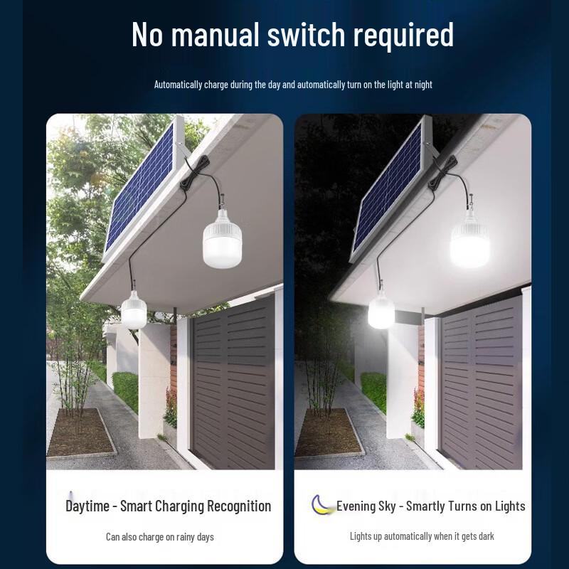 Nufeng 100W Solar Dual LED Bulb Light Kit