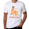 No Problama Lama With Sunglaess Tshirt Casual Work Wear Tshirt