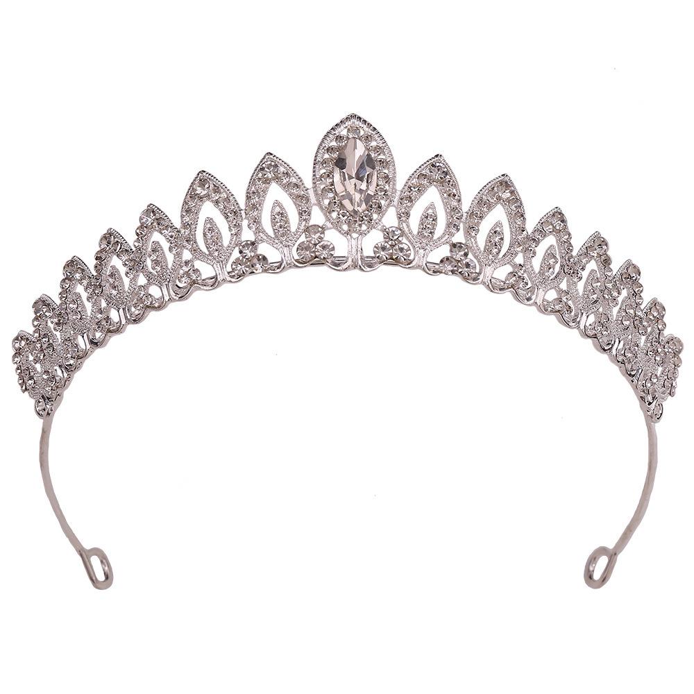 Bridal Crown Fashion Wedding Accessories Alloy Rhinestones Crown Headband Bridal Wedding Headwear Hair Accessories