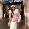 Big Fur Collar Women's Short High-end Celebrity Temperament Small Winter Down Cotton-padded Jacket
