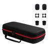 Microphone Travel Storage Bag, Double Mic Protective Storage Box Shockproof Carry Case with Nonslip Rings Sponge Cover