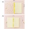 New School Supplies Stationery Notebook Binder Binder Pockets Transparent Folders A5A6