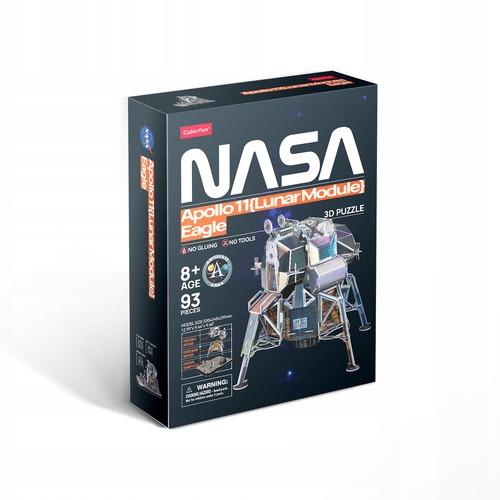 Cubic fun puzzle 3d moduł księżycowy apollo 11 93 elementy ds1058h