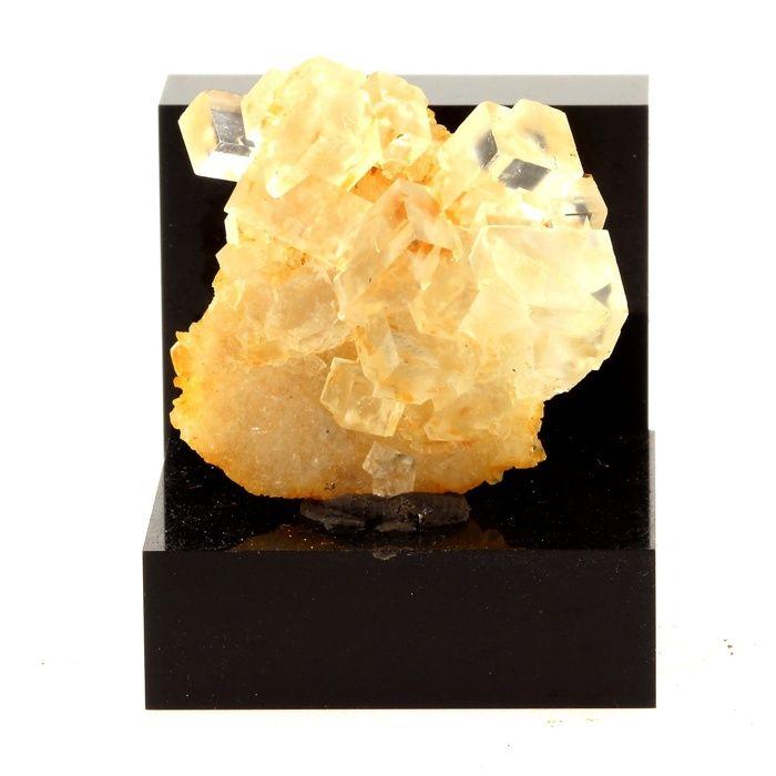Pierres et Minéraux - A BIJOUX - Fluorite + Quartz - 43.1 ct - Multicolore - Rare