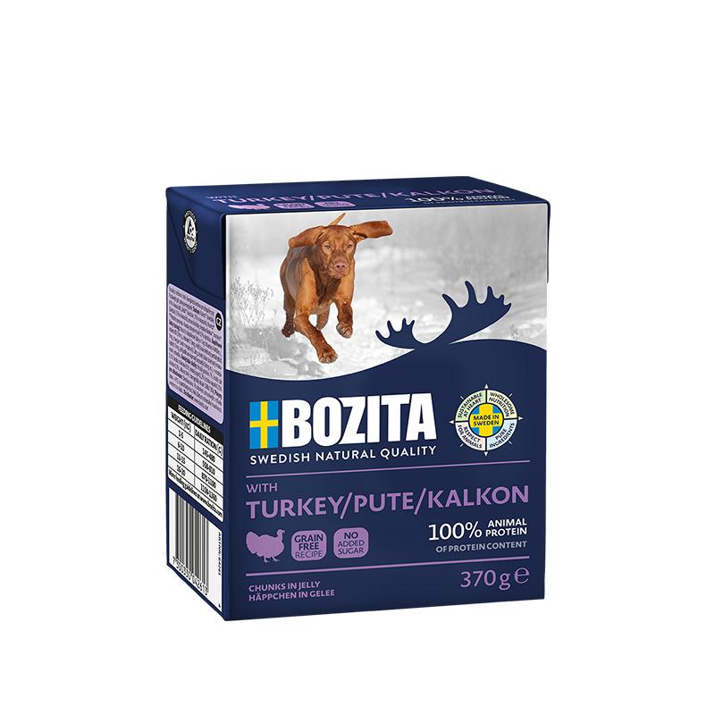 Bozita Dog Kawałki W Galaretce Z Indykiem 370G