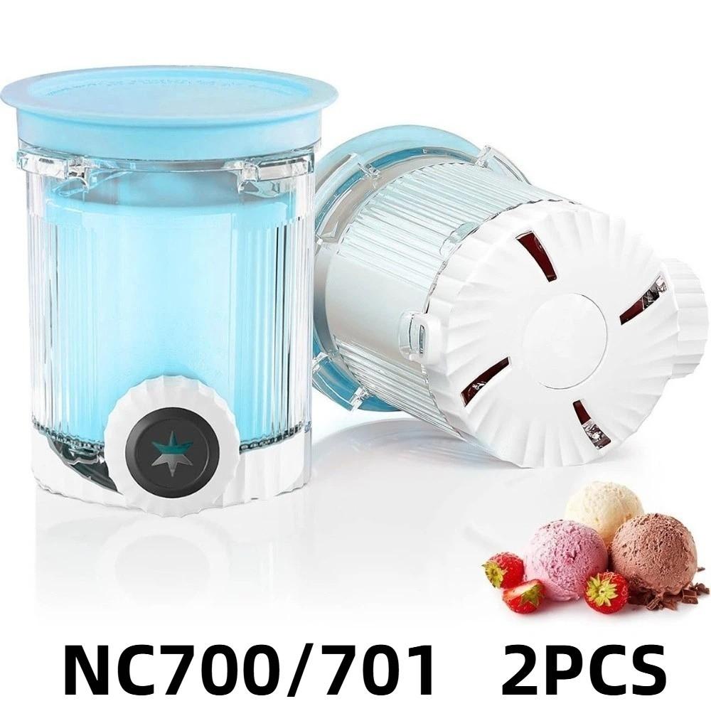 2PCS/4PCS Reusable Ice Cream Cup Replacement Creamy Icecream Containers Storage Jar Desserts