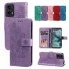 Магнитный кожаный кошелек-книжка для Moto G04 G04S G05 G15 Power G24 G35 G55 G75 5G E14 E15 Edge 50 60 70 Ultra Fusion Цветок