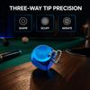 Dice Shaped Cue Tip Scuffer Shaper Aluminum Alloy Cue Tip Repair Tool  Billiard Player Of All