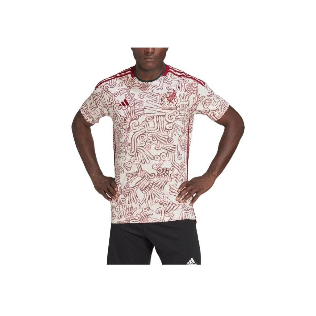 Adidas Мексика 22 выездная майка (Размеры США) Wonder White Мужская уличная одежда HD9314