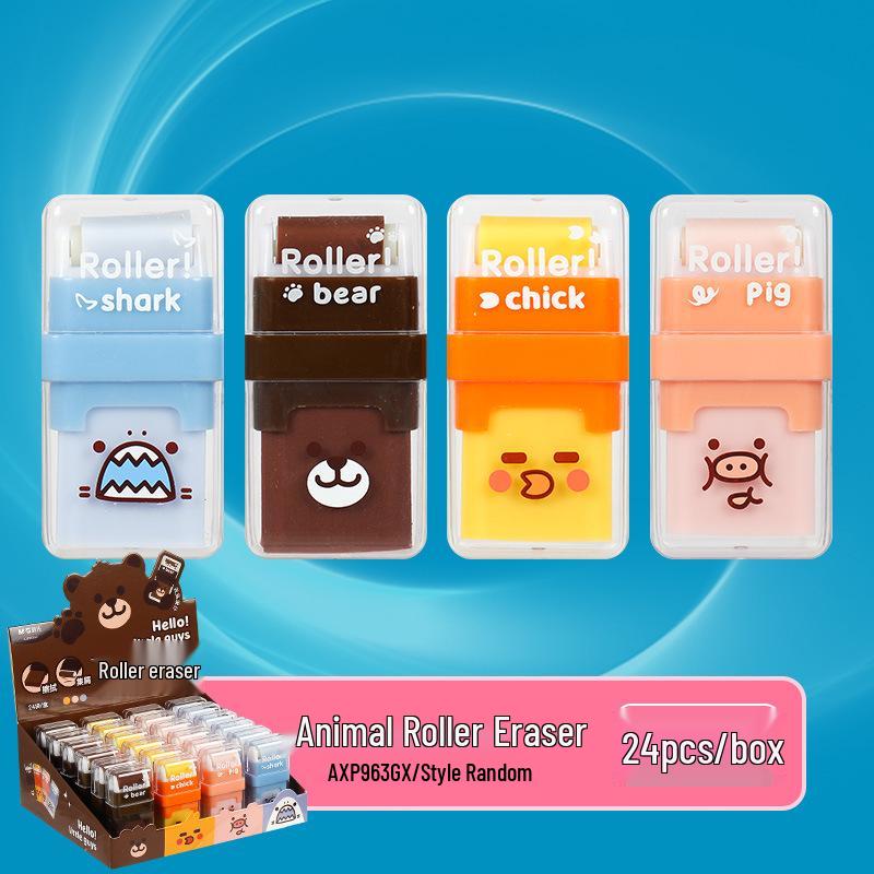 Набор ластиков Pokemon Morning MG Light со сменным стержнем - 1+1 Без крошек, Милый мультяшный дизайн