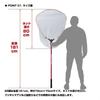 PROX PX7035N28R Huge Landing 7035N Nylon Red Handle Net, Net, 28-Type,