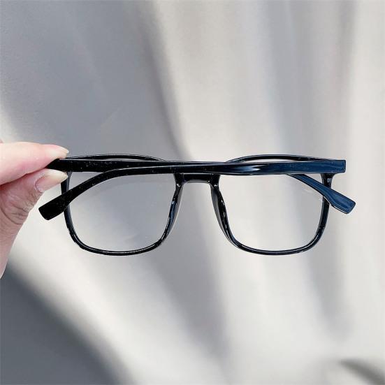 Очки унисекс с блокировкой синего света, большая оправа в стиле ретро, ​​четкий обзор, сильный шарнир с полями, защита для глаз, прозрачные очки с синим светом, очки, очки