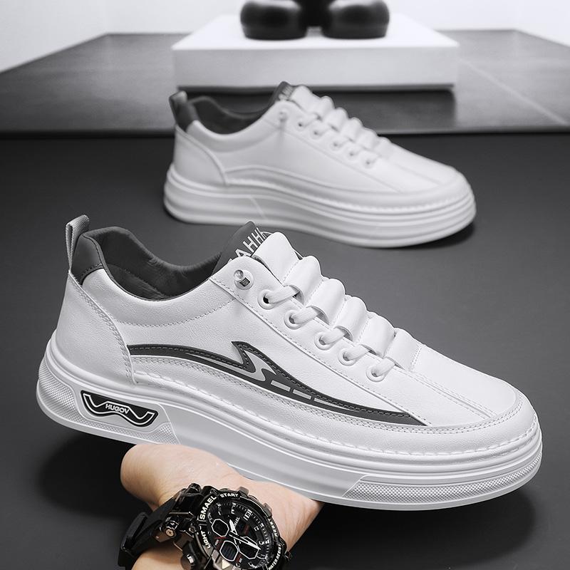 CYYTL Мужская обувь Кроссовки для скейтборда Кожаные Повседневные Уличные для пеших прогулок Теннисные Спортивные Беговые Платформа Лоферы Дизайнерские Роскошные Летние