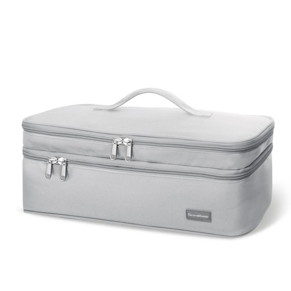 Большая вместительная портативная сумка для фена для волос, 2 слоя, органайзер для инструментов для волос, подарок