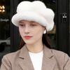 Женская плюшевая шапка Модная повседневная кепка для путешествий на свежем воздухе