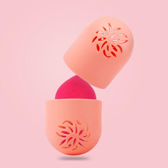 Beauty Egg Box Breathable Dustproof High Elasticity Soft Powder Puff Drying Holder Travel Accessories