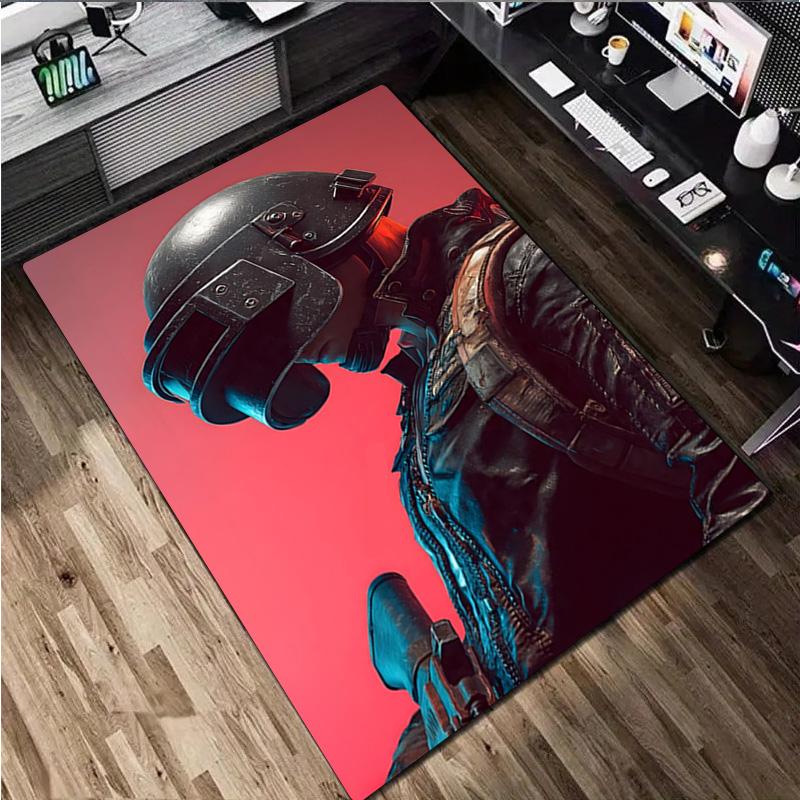 1Pc pnbg Print Rug - Computer Chair Area Rug home decoration Carpet For Living Room Bedroom Flooring Mat