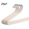 Space-saving Trouser Rack 10PCS No Clips or Teeth Marks Hangers Pants Hanger Without Creases Hold Multiple Scarves Ties Organizer Sliding Pant