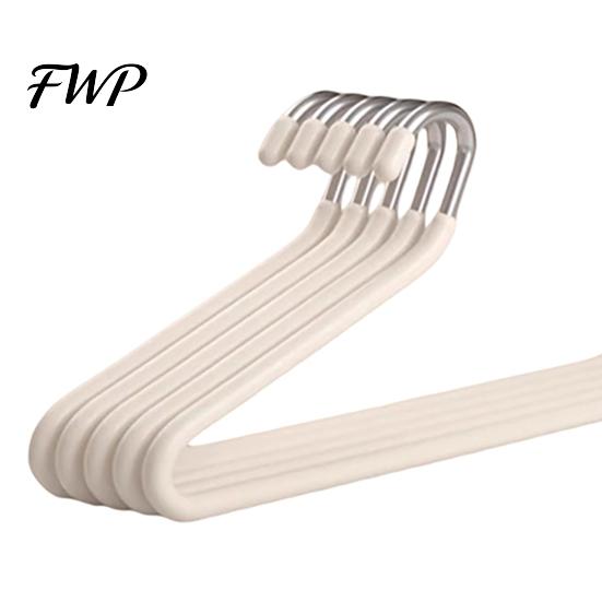 Space-saving Trouser Rack 10PCS No Clips or Teeth Marks Hangers Pants Hanger Without Creases Hold Multiple Scarves Ties Organizer Sliding Pant
