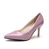 Fashion 2024 Spring and Autumn New Large Size Pointed Toe Solid Color Pumps Sexy and Comfortable Solid Color Temperament Women's Shoes
