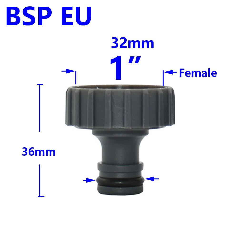 Фитинги для садового шланга 1/2 3/4 1 дюйм быстроразъемный соединитель для воды водостопный соединитель адаптер для водяного пистолета для мойки автомобиля 1 шт.
