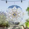 Metal Wind Spinner Outdoor Indoor Decor 3D Kinetic Windmill Gift for Women Wife Valentines Day Thanksgiving Christmas