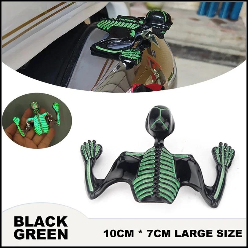 Козырек фары мотоцикла, украшение в виде черепа на шоссе, зомби, переднее крыло, стальной череп, украшение в виде скелета для аксессуаров Harley