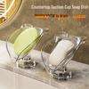 Бесплатный настенный держатель для мыла с присоской, Роскошная полка для хранения в ванной