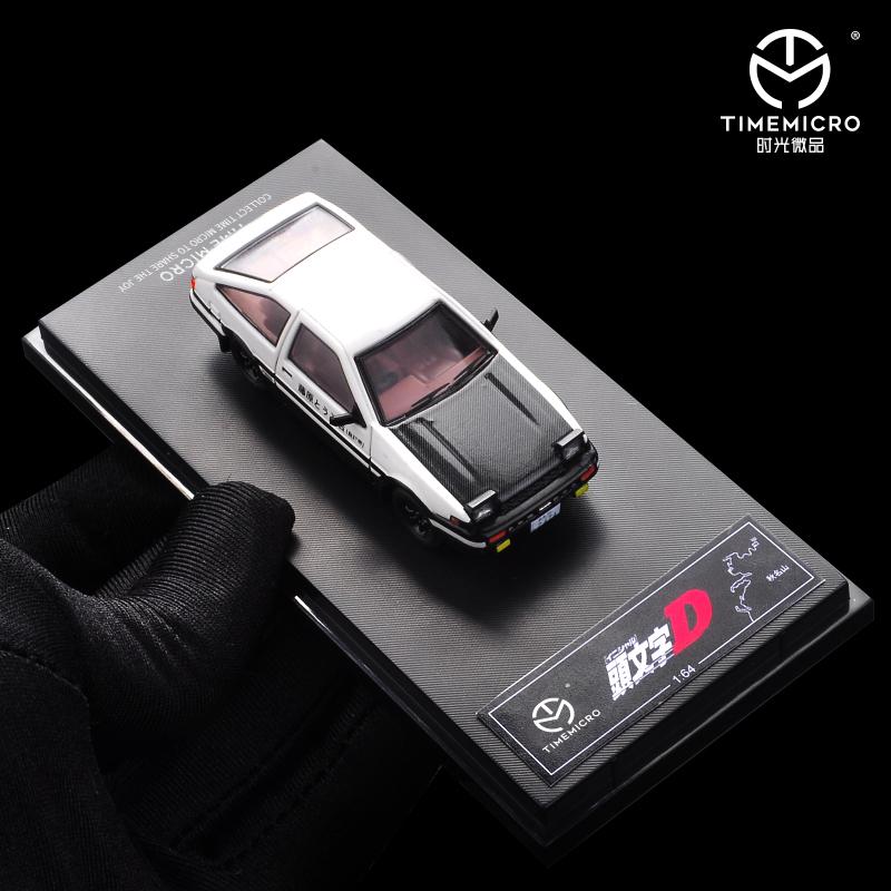 TIME MICRO 1:64 Модель машины Initial D Тофу-шоп AE86, Симуляция модели автомобиля из сплава для Коллекционирования & Дисплея & Подарка