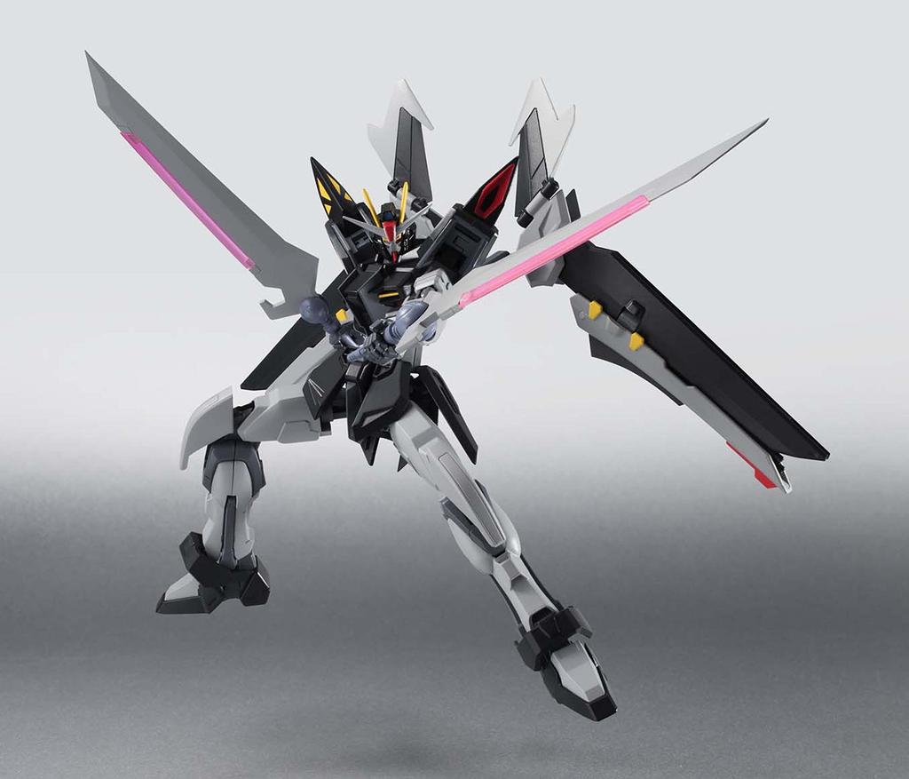 ROBOT Spirits Mobile Suit Gundam SEED C.E.73 STARGAZER [SIDE MS] Strike Noir, примерно 140 мм, окрашенная экшн-фигурка из АБС-пластика и ПВХ