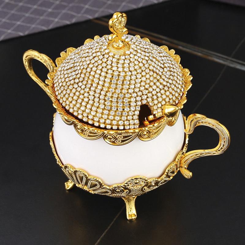 Сахарница, сахарница, банка для специй, солонка, перечница с крышкой, одинарная упаковка, бытовые высококачественные европейские кухонные принадлежности для барбекю