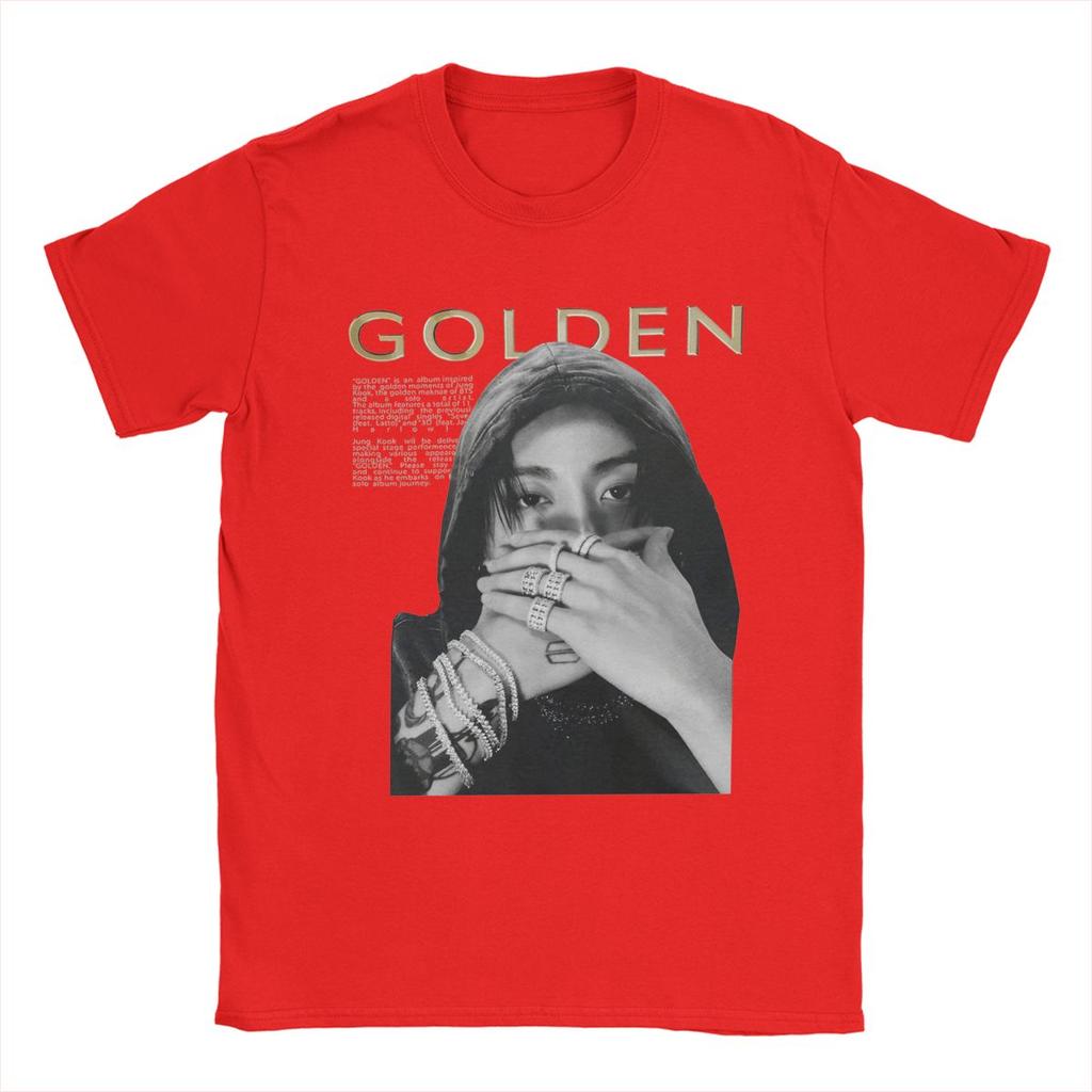 J-Jungkooked T-Shirts Men Vintage 100% Cotton Tee Shirt Round Neck Short Sleeve T Shirt Birthday Present Clothing