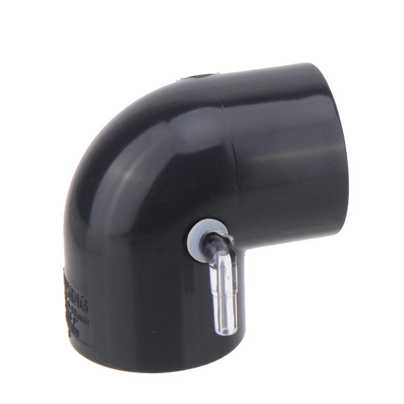 Прозрачные коленчатые фитинги с защитой от сифона для аквариумов - Водонепроницаемые, с защитой от обратного тока и всасывания