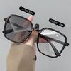 High Quality Fashion Sunglasses For Women Statement Making Big Square Photochromic UV400 Sunglasses Bold Look Transition Lenses Unisex