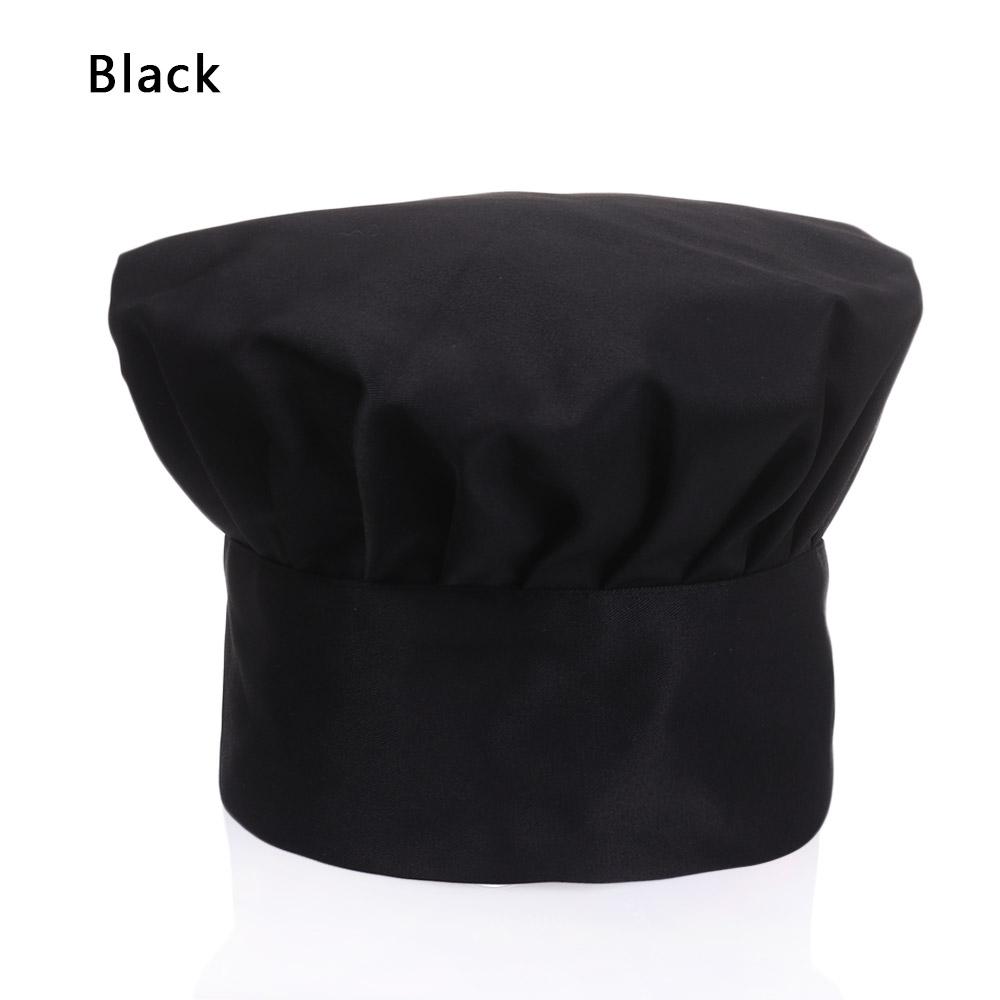 Men Women Elastic Kitchen Working Cap Adjustable Uniform Hat Chef Hat