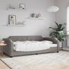 VidaXL Taupe Daybed 100x200 Cm Fabric 354213