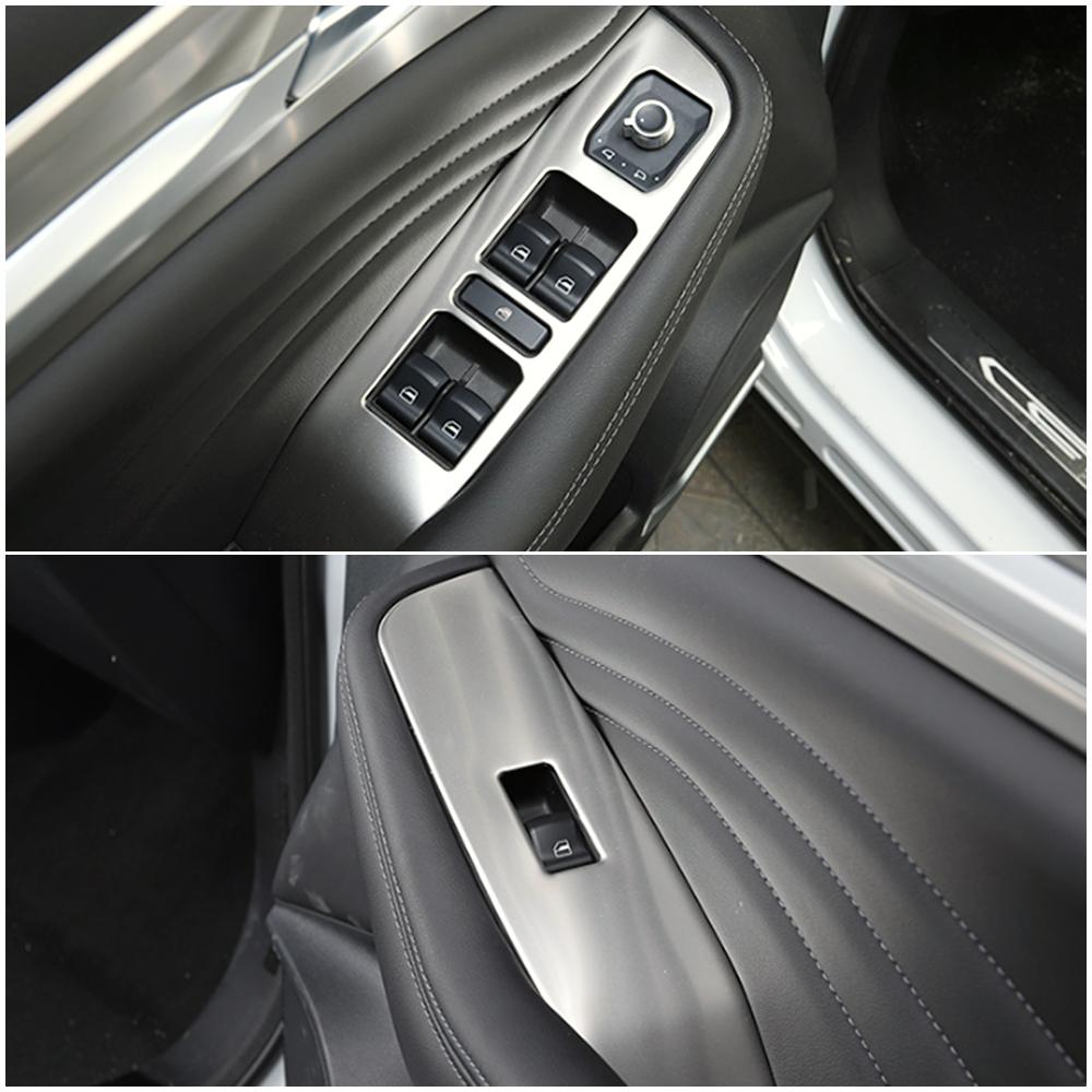 Для Haval F7 F7X 2018-стайлинг автомобиля, аксессуары для интерьера, украшение на центральной консоли, рамка, накладка, матовое серебро