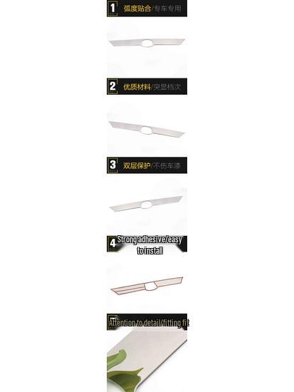 CS75 Rear Trim Sticker: Anti-Scratch Bright Strip for Tailgate Trunk