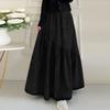 ZANZEA Женские свободные повседневные однотонные длинные юбки