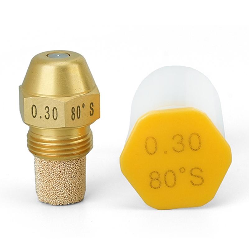 Промышленная металлическая форсунка 80 градусов, усиленная металлическая форсунка для оборудования для сжигания топлива, варианты 14 GPH